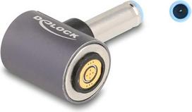 Delock - Adapter für Power Connector - Gleichstromstecker 4,5 x 3,0 mm (M) zu 8-poliger Steckverbinder magnetisch  3 A - Anthrazit (80784)