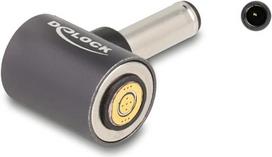 Delock - Adapter für Power Connector - Gleichstromstecker 4,5 x 3,0 mm (M) zu 8-poliger Steckverbinder magnetisch  3 A - Anthrazit (80787)