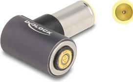 Delock - Adapter für Power Connector - Gleichstromstecker 7,9 x 5,5 mm (M) zu 8-poliger Steckverbinder magnetisch  3 A - Anthrazit (80792)
