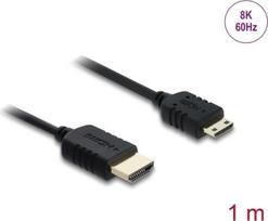 Delock Koaxiales High Speed HDMI Kabel Stecker zu Mini 8K 60 Hz - Kabel - Digital/Display/Video (81684)