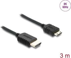Delock Koaxiales High Speed HDMI Kabel Stecker zu Mini 8K 60 Hz mit - Kabel - Digital/Display/Video (81689)