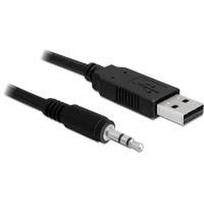 DeLOCK Konverter - Konverter - USB2.0 Seriell-TTL Stecker (M) - 3,5 mm Klinke - 1,8m (3,3V) (83114)