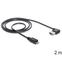 DeLOCK EASY-USB - USB-Kabel - USB Typ A, 4-polig (M) - 5-polig Micro-USB Typ B (M) - 2,0m (USB / USB2.0) - Schwarz (83383)