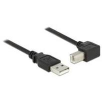 DeLOCK - USB-Kabel - USB2.0 Typ A, 4-polig (M) - USB2.0 Typ B (M) gewinkelt 90° - 1,0m - Schwarz (83519)