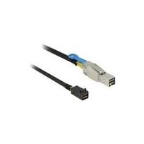 DeLOCK - Externes SAS-Kabel - SAS 12Gbit/s - 4x Mini SAS HD (SFF-8644) (M) bis 4x Mini SAS HD (SFF-8643) (M) - 1 m (83618)