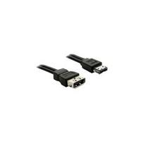 DeLOCK Power Over eSATA cable - Power Over eSATA-Kabel - 11-polig USB/eSATA - 11-polig USB/eSATA - 1,0m - Schwarz (84389)