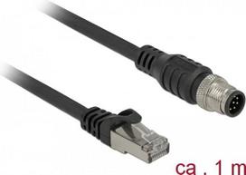 DeLOCK 84922 Netzwerkkabel Schwarz 1 m Cat5e S/FTP (S-STP) (84922)