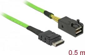 DeLOCK OCuLink - SATA- / SAS-Kabel - SAS 12Gbit/s - 4i MiniLink SAS (SFF-8611) (M) bis Mini SAS HD (SFF-8643) (M) - 50 cm (85694)