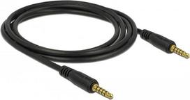 DeLOCK - Audiokabel - 5-pole mini jack (M) bis 5-pole mini jack (M) - 2,0m - Schwarz (85697)
