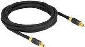 Delock - Digitales Audio-Kabel (optisch) - SPDIF - TOSLINK männlich bis TOSLINK männlich - 2,0m - Glasfaser - Anthrazit (86593)