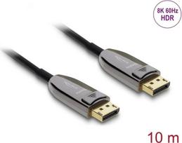 Delock Aktives Optisches Kabel DisplayPort 2.1 8K 60 Hz 40Gbps 10 m (87107)