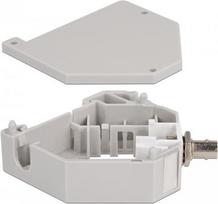 Delock - Keystone Jack-DIN-Adapter für Schienenmontage - ST - Grau, weiß (87196)