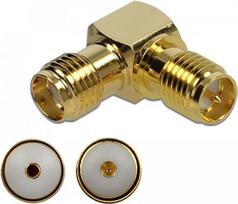DeLOCK - Antennenadapter - SMA (R) bis RP-SMA (R) gewinkelt (89953)