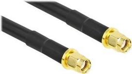 DeLOCK - Antennenkabel - RP-SMA (S) bis RP-SMA (S) - 2,0m - Koax - Schwarz (90454)