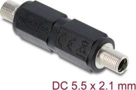 Delock Hohlstecker Adapter DC 5.5 x 2.1 mm Buchse auf mit Gewinde (90941)