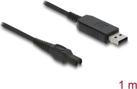 Delock USB Ladekabel 15 V fur Elektrorasierer kompatibel mit Philips OneBlade Pro 360 HQ7 - Kabel - Digital/Daten (90978)