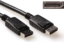 ACT 1 metre DisplayPort cable male - male, power pin 20 connected.. Length: 1 m Display port m/m cable 1.00m (AK3978)
