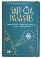 Stalo žaidimas „Kaip čia pasakius“