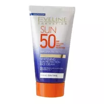 Eveline Cosmetics, Whitening Sun Protection, Hyaluronic Acid, Whitening, Daily, Cream, For Face, SPF 50, 50 ml