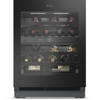 Miele, 32 buteliai, aukštis 82 cm, juodas - Įmontuojamas vyno šaldytuvas