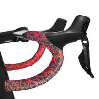 SUPACAZ Super Sticky Kush - Splat - Neaon Red + Red Plugs vairo juosta su kištukais