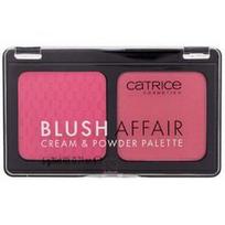 Blush paletė - CATRICE - Blush Affair - 010: Stulbinanti braškė - Kremo ir miltelių atspalviai - Švytintis finišas