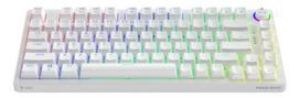 Savio Wireless Mechanical Keyboard Phenix White 75% Outemu Yellow Pro