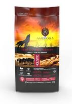 AMBROSIA GF Beef & Fresh Salmon Adult begrūdis jautienos ir šviežios lašišos sausas maistas šunims, 2 kg