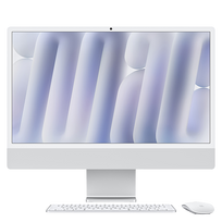 Apple iMac 24” (2024) 4.5K stacionarus kompiuteris + klaviatūra ir pelė Silver