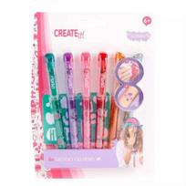 Create It! Tatuiravimo gelinių rašiklių rinkinys – 6 vnt.