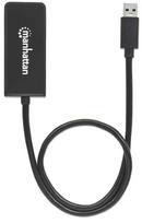Manhattan USB-A to HDMI Adapter Cable, 60cm, Male to Female, 5Gbps (USB 3.2 Gen1 aka USB 3.0), 2560x1440 @ 32-bit colour, Full HD video 1080p@16:9, Black, Blister