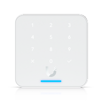 UBIQUITI READER FLEX WHITE. THIRD-GENERATION NFC CARD READER WITH A KEYPAD AND APPLE TOUCH PASS SUPPORT