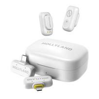 Hollyland LARK A1 Combo Ivory White, with USB-C RX +Lightning RX + Charging Case