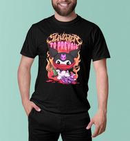 Slaughter To Prevail Kuromi trumpomis rankovėmis unisex medvilninis S-5XL dydžio marškinėlis Unisex marškinėlis XL