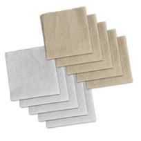 10 pcs of pure color cotton embroidery fabric and needle embroidery fabric, 100% cotton, suitable for DIY handicrafts and sewing 30X30cm