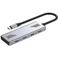 Gembird Centrālmezgls Gembird 4-port Type-C hub 4x USB type-C USB 3.2 (Gen 2) UHB-CM-U310-C4-01