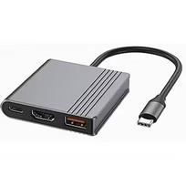 Gembird Dokstacija Gembird USB-C 3-in-1multi port (USBport + HDMI + USB-C video) PD 90W A-CM-COMBO3-05