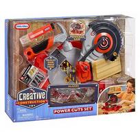 Little Tikes Creative Construction Power Cuts Set 643279-EUC