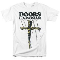 Vintažiniai The Doors L.A. Moterims Medvilninė Balta S-4XL Unisex Klasikinis Marškinys TT069 Unisex Marškinėliai XXL