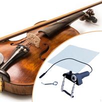 Smuiko paėmimo sistema Styginių instrumentų dalys Nešiojama su valymo šluoste Reguliuojamas garsas Studijai