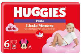 HUGGIES sauskelnės-kelnaitės, 30 vnt.