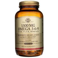 Solgar Omega 3-6-9 1300 mg - 120 minkštųjų gelių