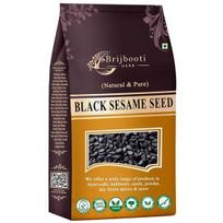 Birju Mahavir Natural Black Sesame Seeds | Kaale Til | 400 Gram | Till Kale 400GM