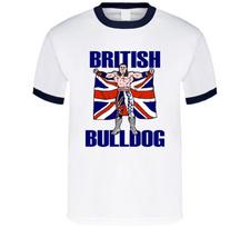 Britų Buldogas Retro Imtynių Marškinėliai Unisex Marškinėliai S