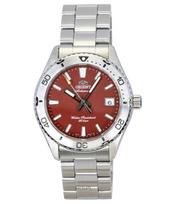 Orient Mako Nerūdijančio Plieno Raudonas Ciferblatas Automatinis Nardytojo Laikrodis Vyriškas RA-AC0Q09R 200M raudona