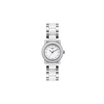 TISSOT Keramikos meno kolekcija Kvarcinis mechanizmas 30 m atsparumas vandeniui Moteriškas laikrodis 28 mm Baltas ciferblatas T064.210.22.016.00 White Dial