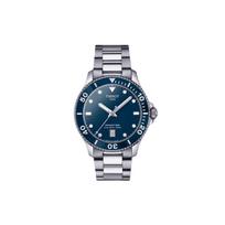 TISSOT Starfish kolekcijos Kvarcinis mechanizmas 300 metrų atsparumas vandeniui Vyriški laikrodžiai Laikrodis Mėlynas ciferblatas T120.410.11.041.00 Blue Dial