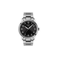 TISSOT XL kvarcinis mechanizmas, 100 m atsparumas vandeniui, vyriškas laikrodis, 42 mm juodas ciferblatas, nerūdijančio plieno korpusas, T116.410.11.057.00 Black Dial