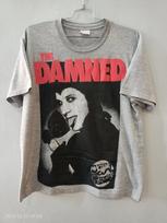 The Damned roko grupės marškinėliai trumpomis rankovėmis, pelenų spalvos, VK00206, unisex XXL