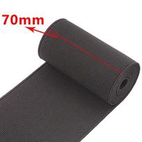 1/2/3/4M 10-80mm Black Elastic Band Nylon Rubber Bands At The Meter Apparel Sewing Bungee Cord Belt Spring Webbing Tape Supplies 1Meter